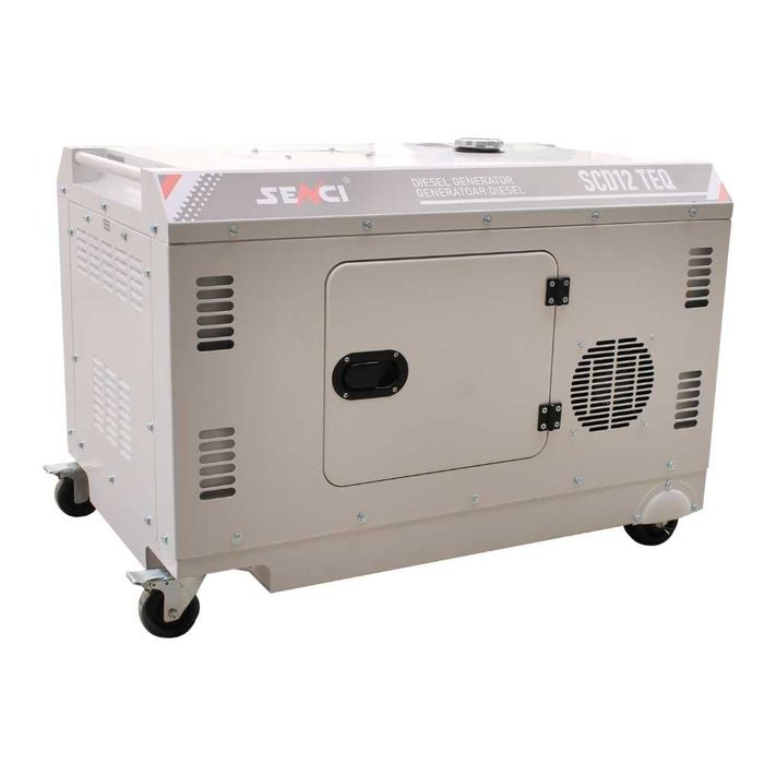 Generator de curent insonorizat Senci SCD12 TEQ putere max 12,5kVA 230V/400V, Diesel, cu ATS inclus