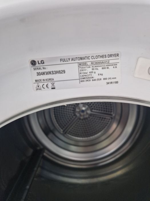Сушилня Lg Eco Hybrid  8 кг Термопомпа