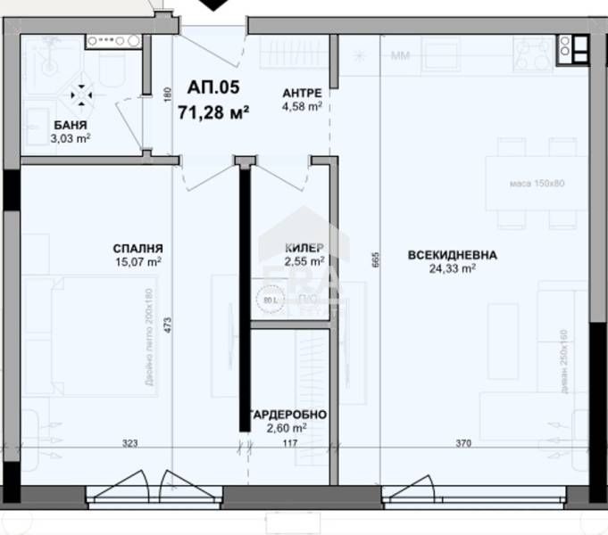 Продава се Двустаен апартамент в Варна, Изгрев - 71 кв.м за 1367 €/кв.м - Снимка #4