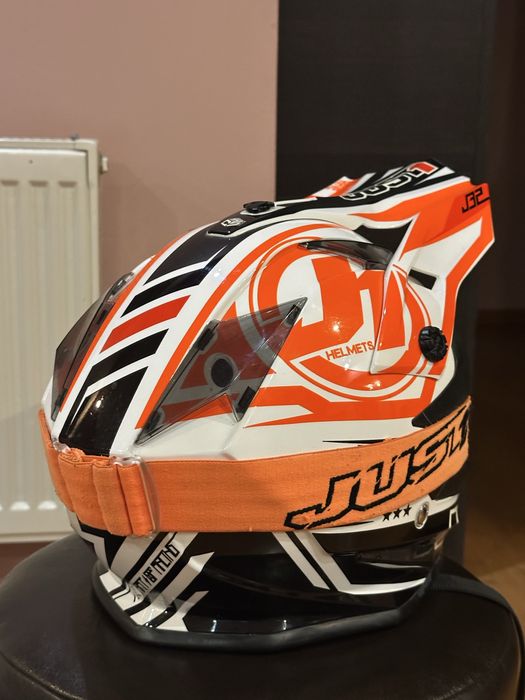 Каска за кросов мотор с очила