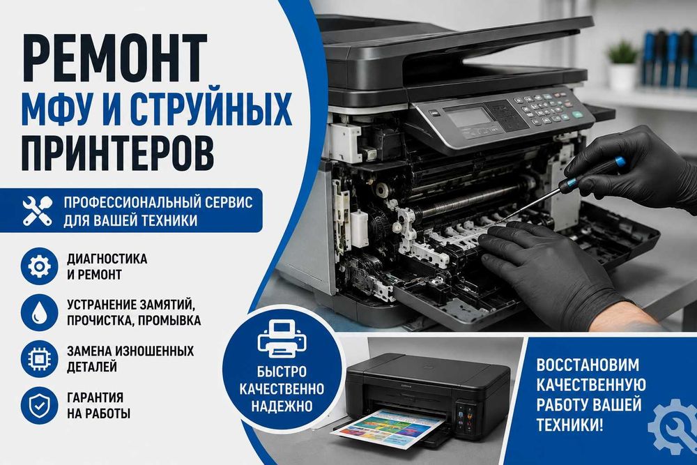 Ремонт МФУ и струйных принтеров