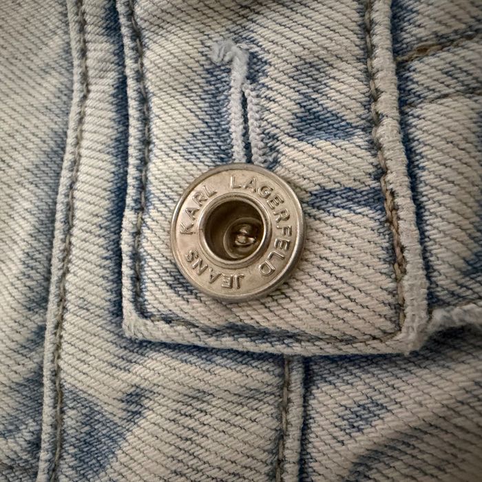 дънкова къса рокля Karl Lagerfeld Jeans