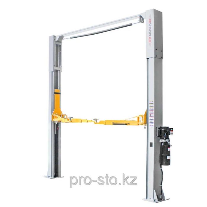 Автомобильный подъемник двухстоечный с верхней синхронизацией 5 тонн
