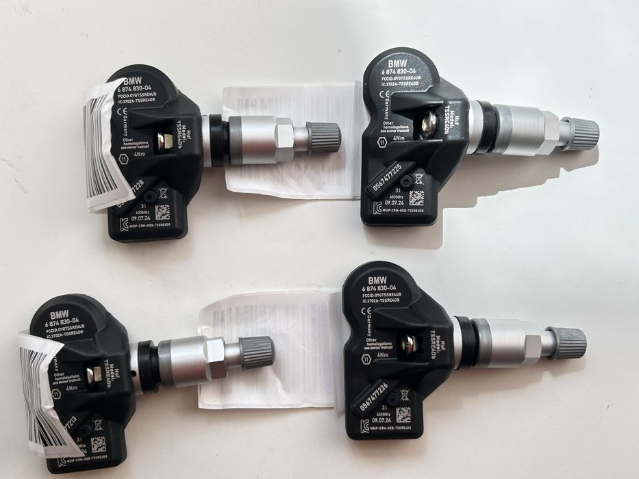 Set 4 Senzori Presiune Roti TPMS 433MHz BMW Seria 2 3 4 5 6 7 X MINI