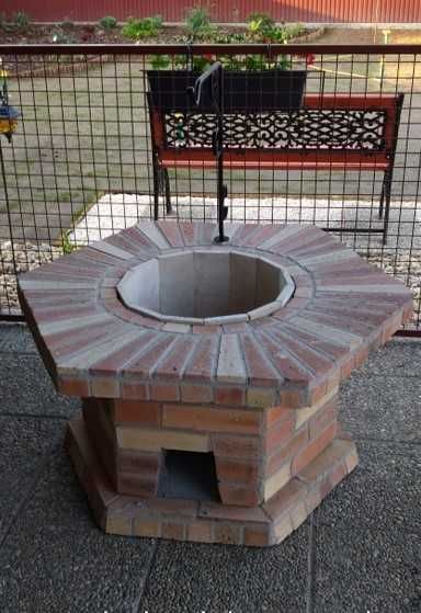 VATRĂ PENTRU CEAUN – STIL RUSTIC  (model mic, formă rotundă)