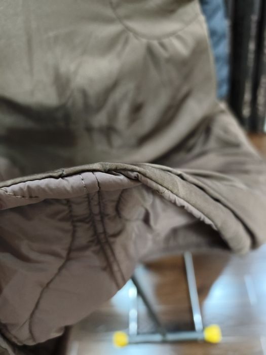 Стильный стеганый сарафан для девочки, размер 130 (новый)