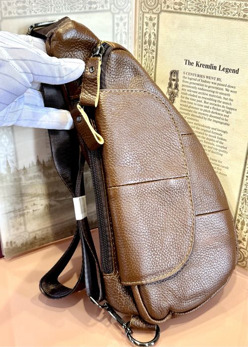 Мъжка чанта, раница ЕСТЕСТВЕНА КОЖА