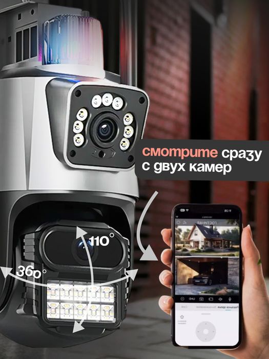 WiFi Smart Kamera 360 PTZ Camera наружная камера ICSee