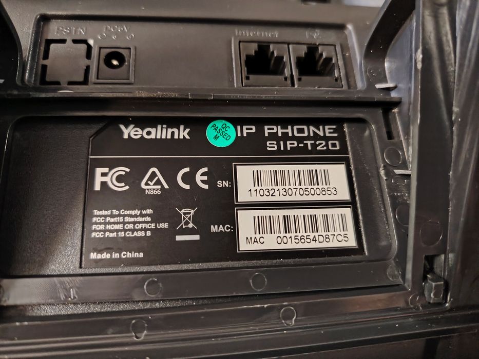 IP телефон Yealink SIP - T20