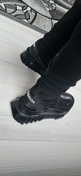 Обувки неопрен и кожа