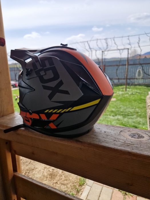 Cască Full-Face Enduro Mărimea S +2 Perechi De Ochelari