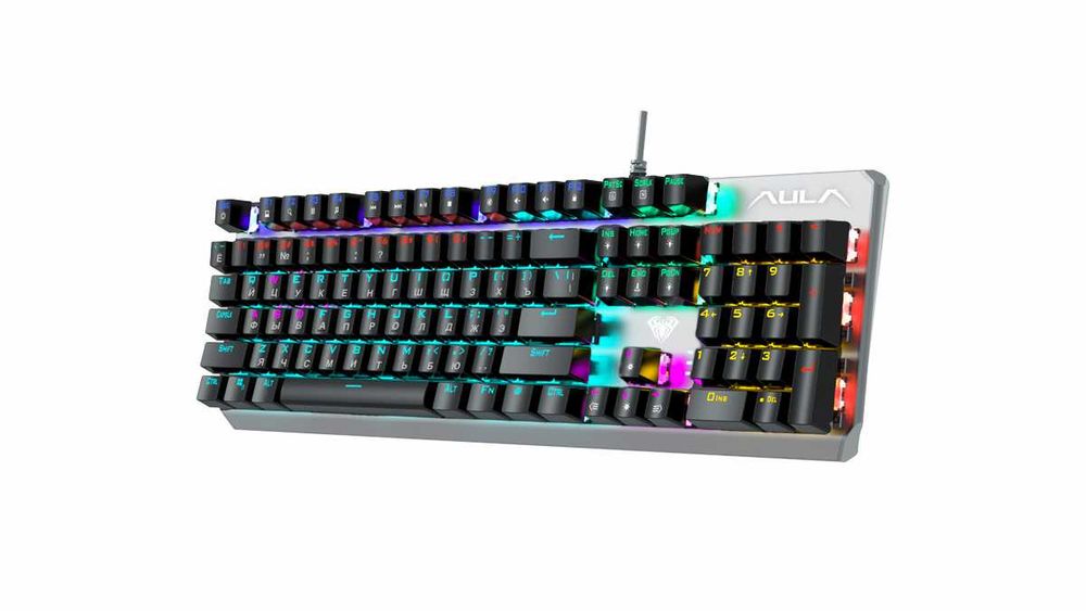 Клавиатура AULA F2066-II RGB игровая механическая оригинал RUS/ENG