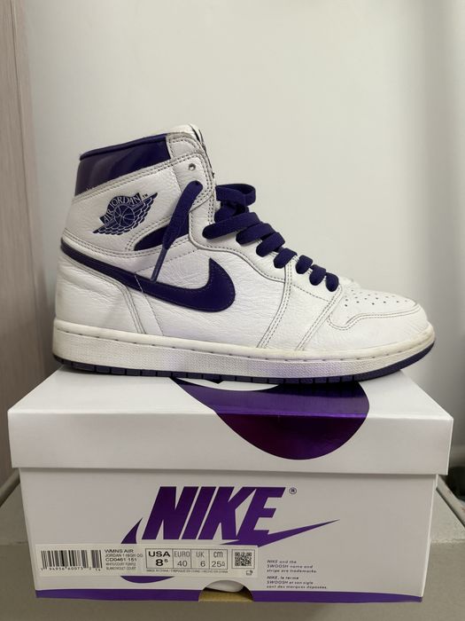 Air Jordan 1 Retro High Court Purple (2021) marimea 40