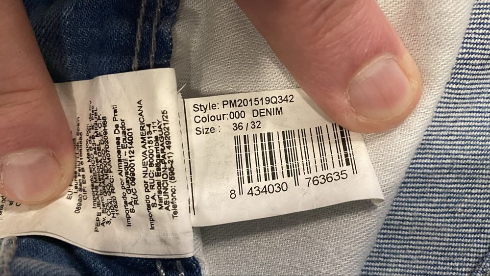 Blugi noi Pepe Jeans  masura  33/32