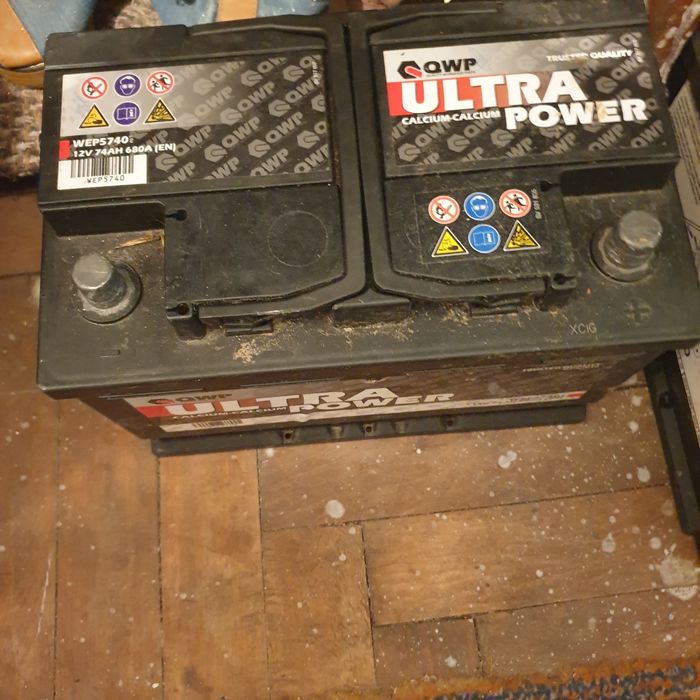 Vand 2  Baterii Auto 12 V  Ultra Power 74 AH 680 A(EN) /  80 AH  760  A (EN)