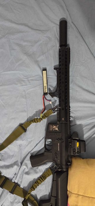Еърсофт Delta armory ar15 (ЪПГРЕЙДНАТА)
