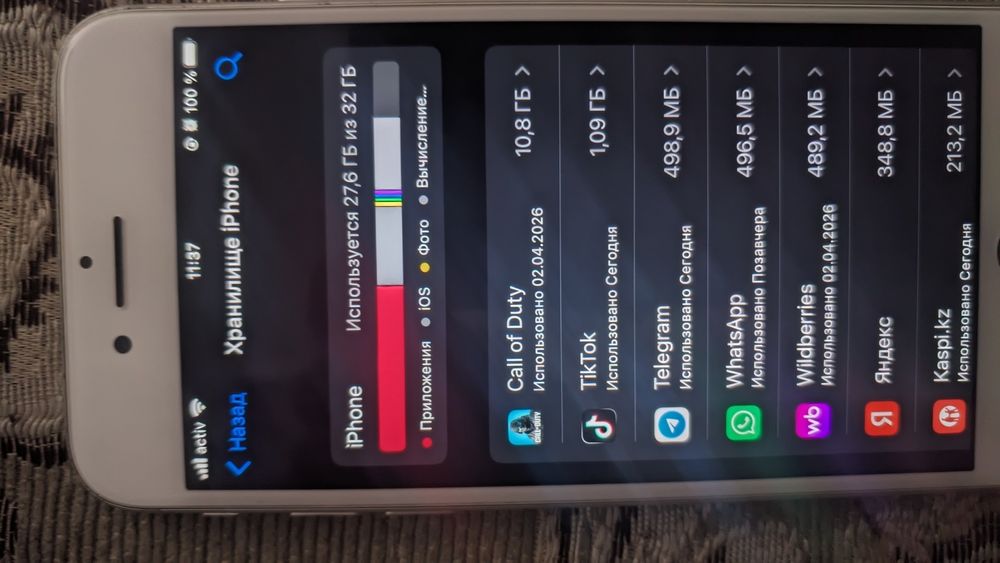 Продам Iphone 7 балхаш