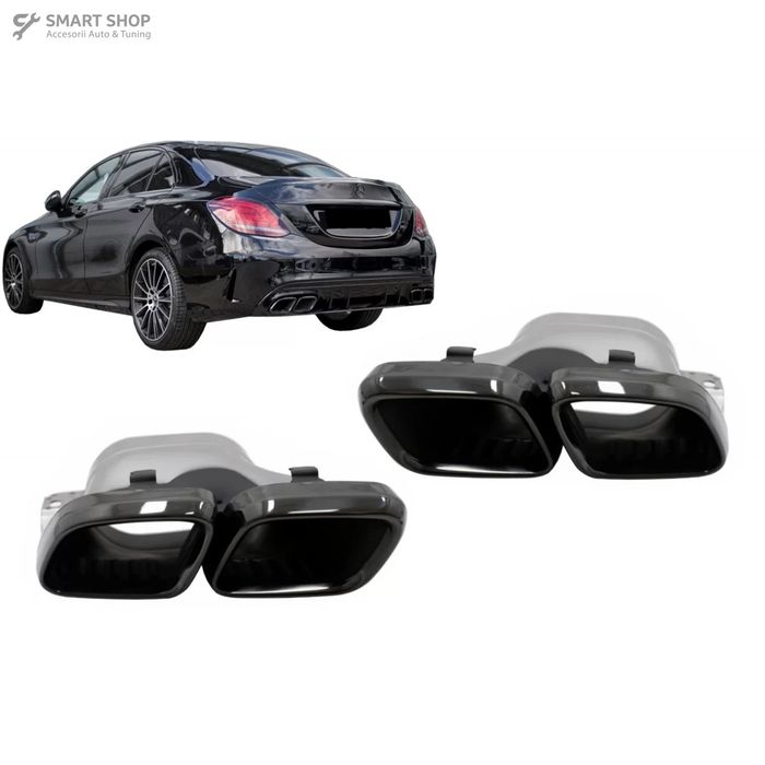 Ornamente tobe pentru sistemul de evacuare Mercedes C-Class W205 S205