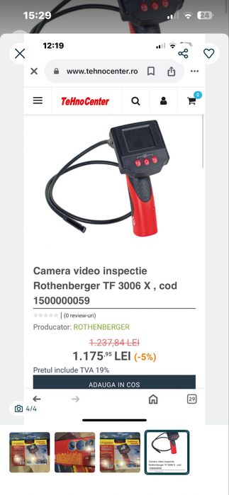 Camera endoscopica ,detector,telemetre Bosch-Noua