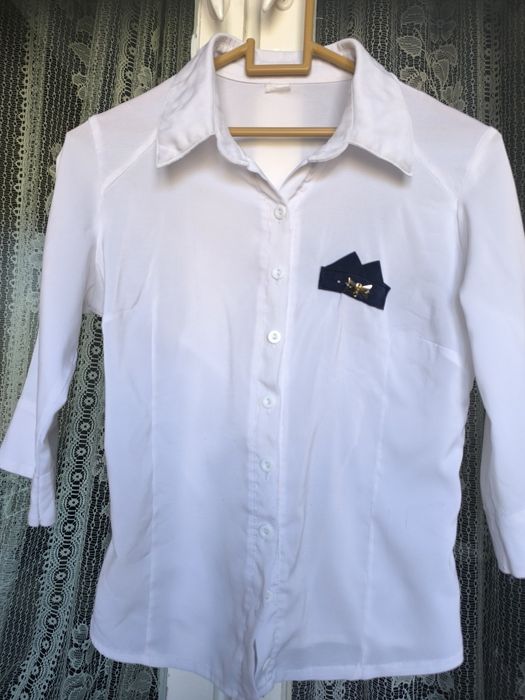 Белые блузки на старшеклассницу или студентку размер 44