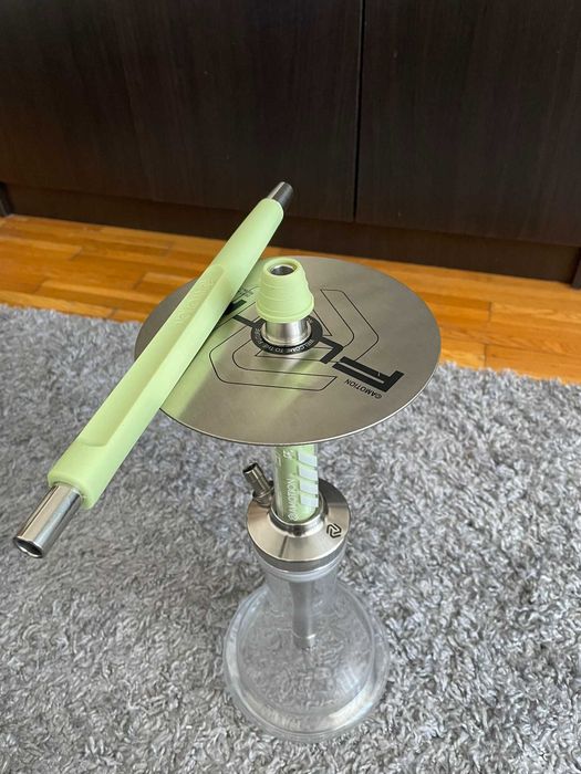 Narghilea Premium Amotion FUTR (Lime) - NOUĂ - Pachet complet!