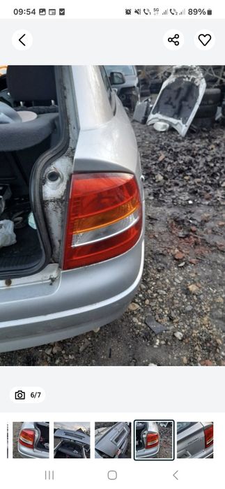 Vând  haion fără rugina + luneta impecabil opel astra g în 2 usi