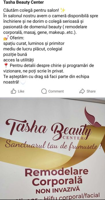 Camera masaj/extensii gene/makeup