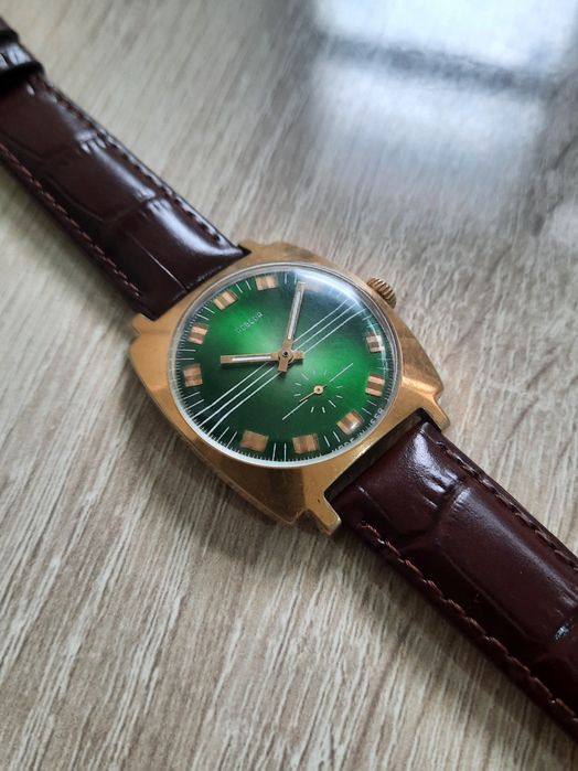 Позолоченные часы Победа-Ау10