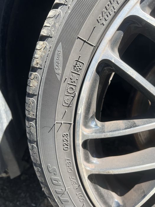 Jante + Anvelope Dacia 205/45 R17 dot 2023