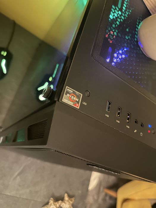 PC Gaming High-End – Ryzen 7 5800X + RTX 3060 12GB +32GB RAM +SSD NVMe