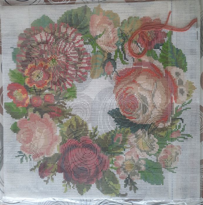 Гоблен "Рози" за шиене с вълнени конци