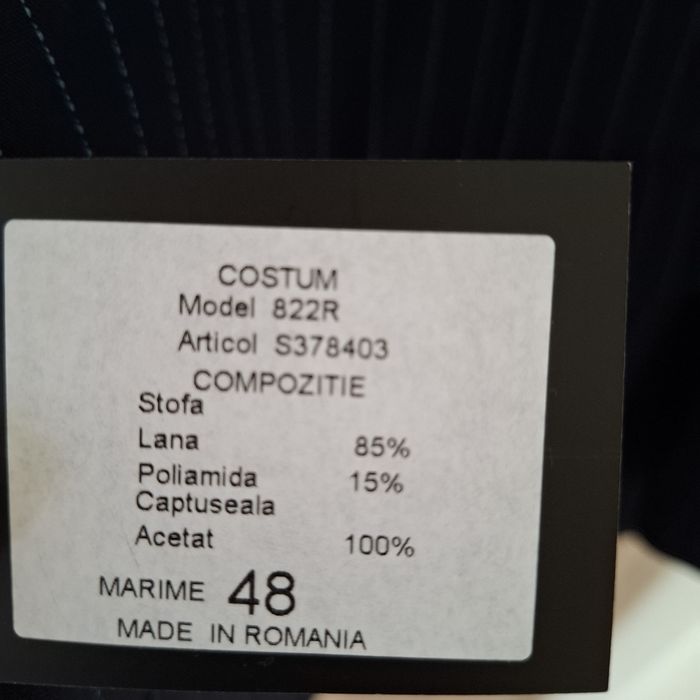 Costum barbati, mărimea 48