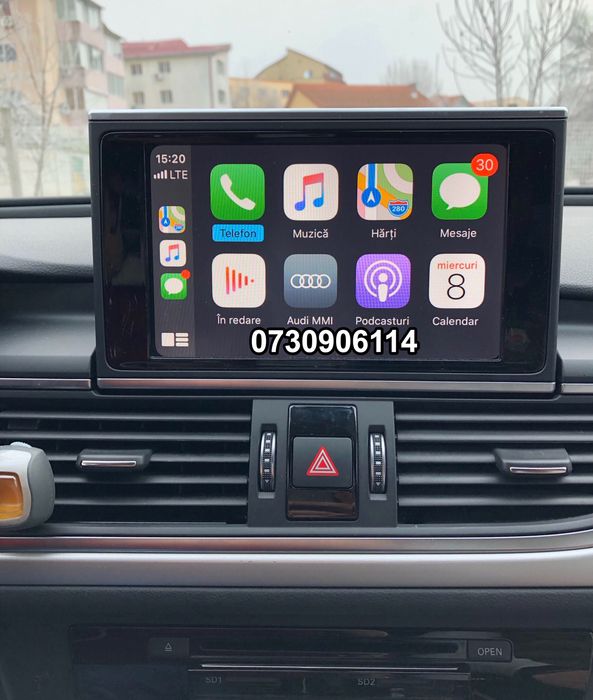 VW AUDI Apple CarPlay Android Waze A4 A5 A6 A7 A8 Q7 Passat 2025 NAVI