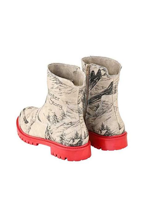 Дамски ботуши с мотиви размер 39