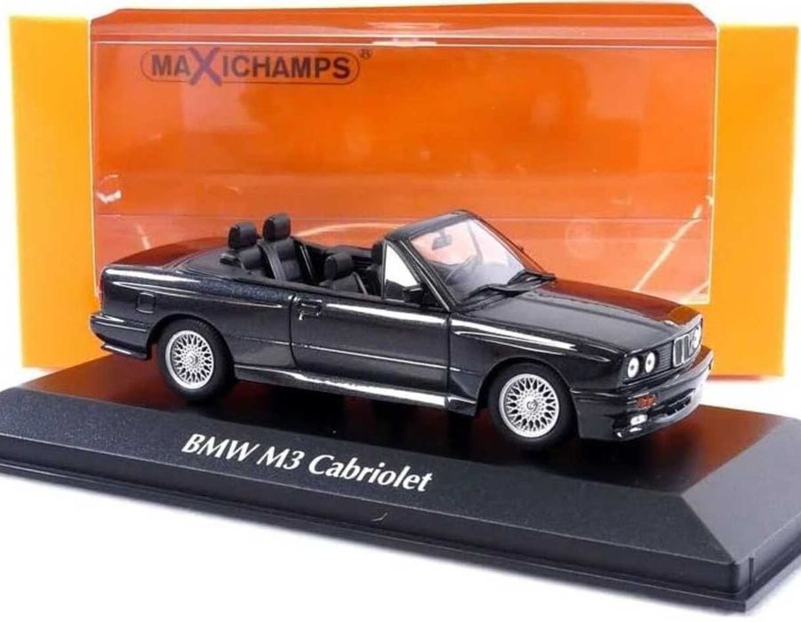 1988 BMW M3 Cabriolet (E30) Black 1:43 Maxichamps/Minichamps