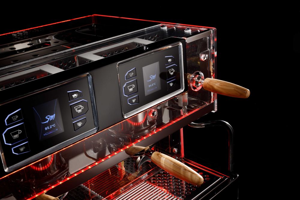 Espressor LSM „E. Luxury”-2gr.-multi boiler cu profilarea extracției