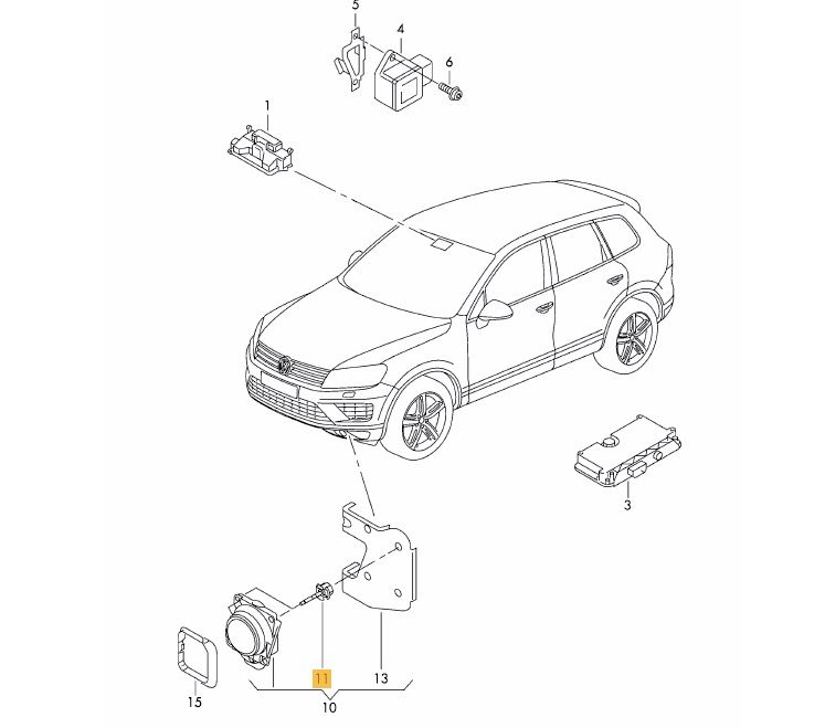 SET Reparatie Modul RADAR ACC AUDI A3 A4 A5 A6 A7 A8 Q3 Q5 Touareg