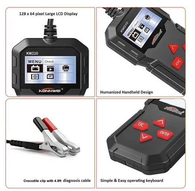 Тестер за акумулатор - 12V