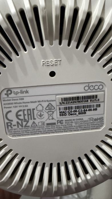 Sistem mesh (router) Tp-link Deco X68 wifi 6