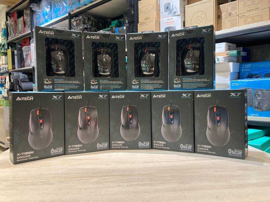 USB Проводная мышь Bloody X-718BK Black (X7)