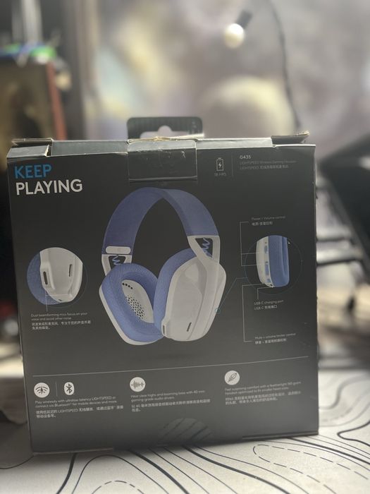 Продам нашуники Logitech g435