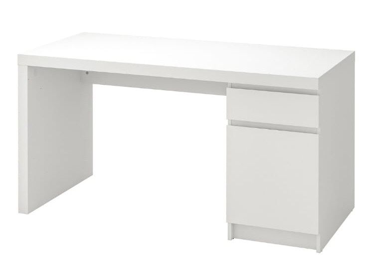 Продам Стол письменный белый б/у