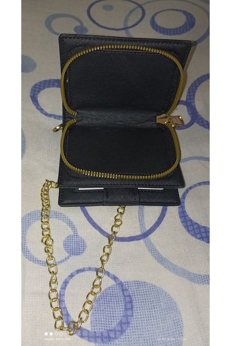 Mini portofel cu lanț coach
