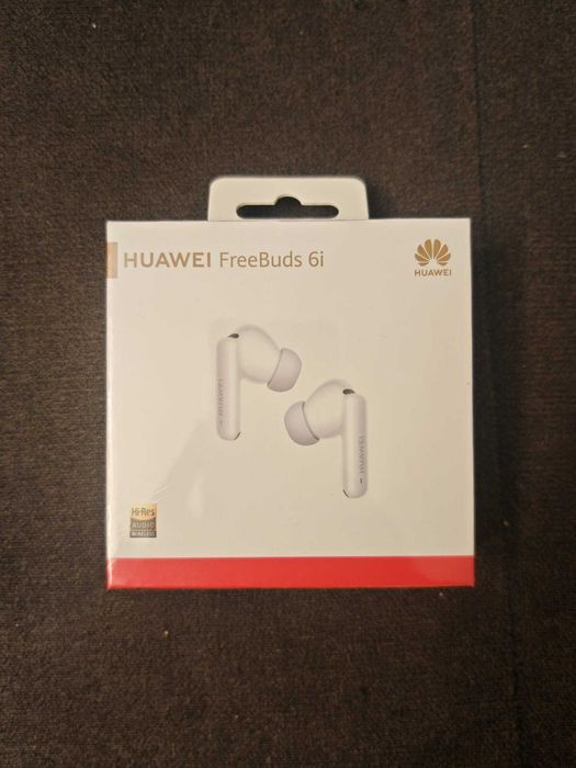 True wireless слушалки HUAWEI FreeBuds 6i white, безжична връзка