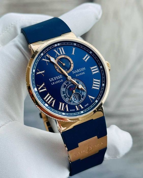 ulysse nardin lelocle златисто/синьо