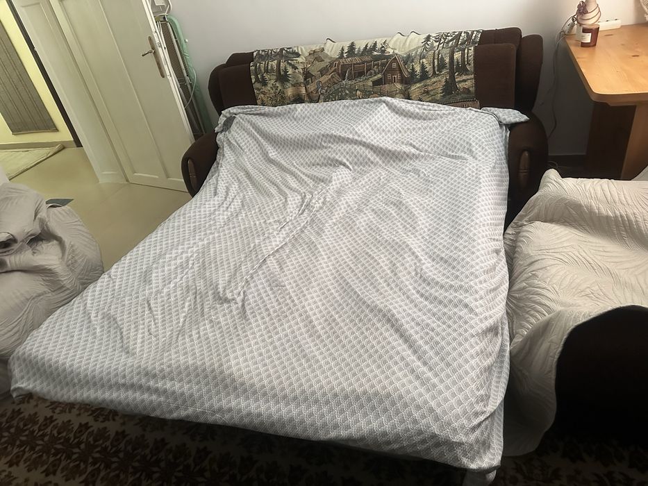 Разтегаем диван с 2 фотьойла