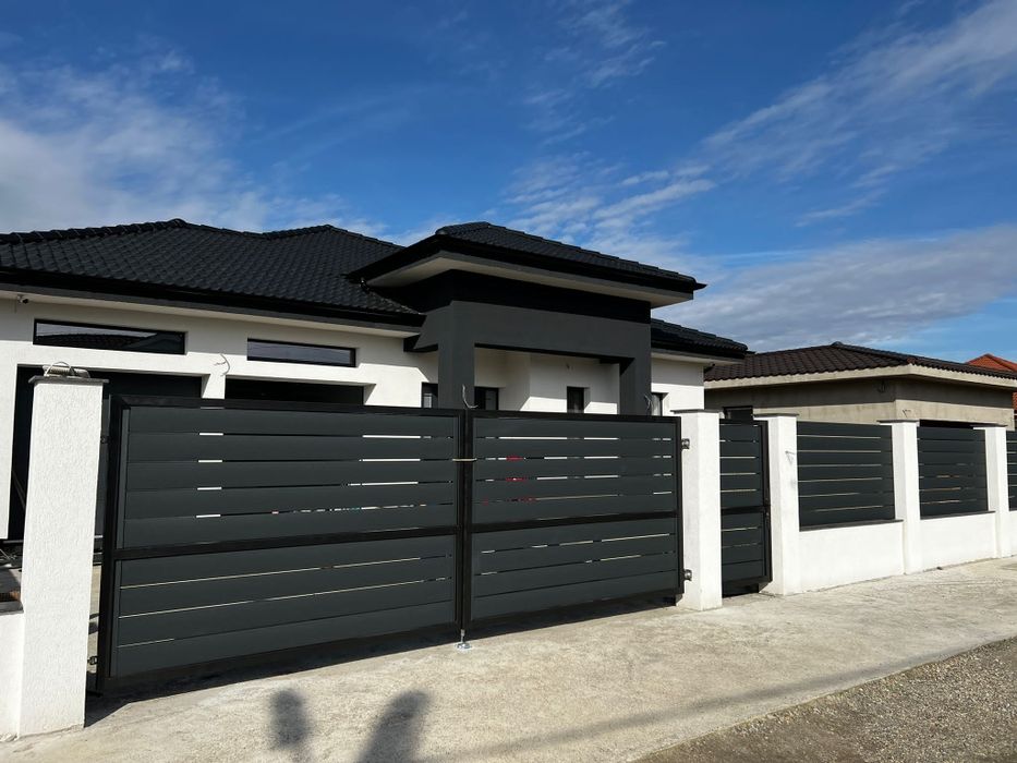 Gard din sipci metalice