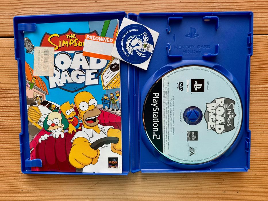 The Simpsons: Road Rage PlayStation 2 PS2 ПС2