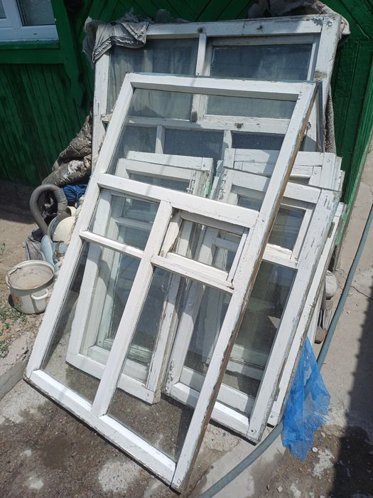 Окна деревянные разных размеров