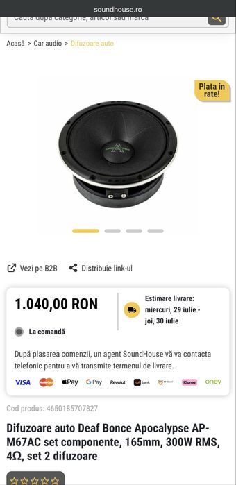 difuzoare m67ac deaf bonce